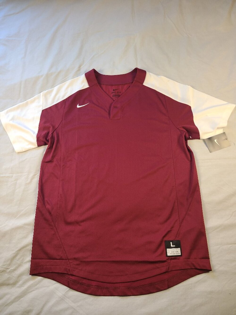 Nike Shirt Men's L Red & White